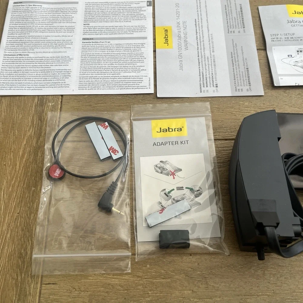 NEW OPEN BOX JABRA GN1000 REMOTE HANDSET LIFTER FOR DESK PHONES P/N 01-0369